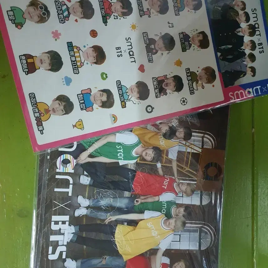 [BUNJANG] BTS Smart Sticker &amp; Photo Sticker Set / 방탄 스마트 스티커 &amp; 인화사진