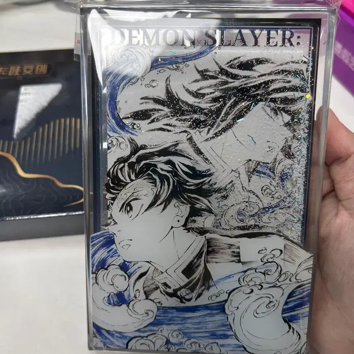 [BUNJANG] Demon Slayer Acrylic Display Figure - Giyu &amp; Tanjiro / 오늘할인 귀멸의칼날 굿즈 아크릴수정제품 진열품 기유 탄지로