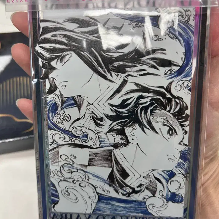 [BUNJANG] Demon Slayer Acrylic Display Figure - Giyu &amp; Tanjiro / 오늘할인 귀멸의칼날 굿즈 아크릴수정제품 진열품 기유 탄지로