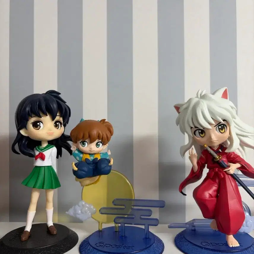 [BUNJANG] Inuyasha Kagome Shippo Q Posket Figure Bundle Set / 이누야샤 큐포스켓 가영 싯포 피규어 일괄