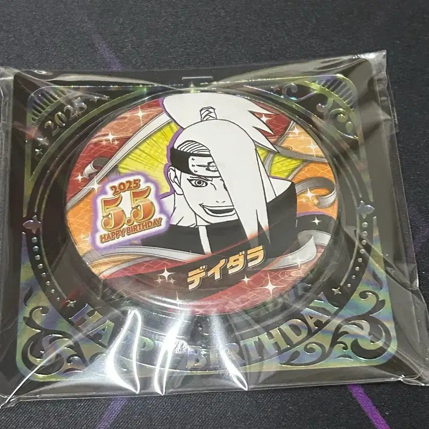 [BUNJANG] Naruto Deidara 2025 Birthday Can Badge / 나루토 데이다라 2025생일 캔뱃지