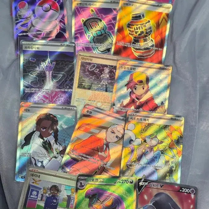 [BUNJANG] Pokemon Card Bundle Set (Common, Holo, RR, SR) / 포켓몬 카드 대량 판매 (일괄) 일반,홀로,rr,sr카드