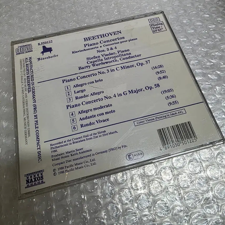 [BUNJANG] Beethoven Piano Concertos Nos. 3 &amp; 4 / Beethoven - Piano Concertos Nos.3 4