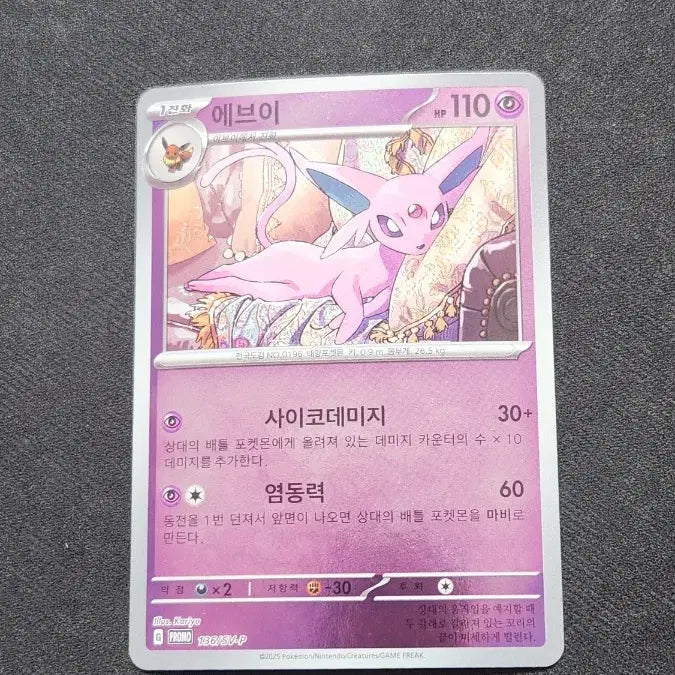 [BUNJANG] Eevee &amp; Umbreon Korean Promo Card Set / [한판] 포켓몬 에브이 블래키 프로모 세트