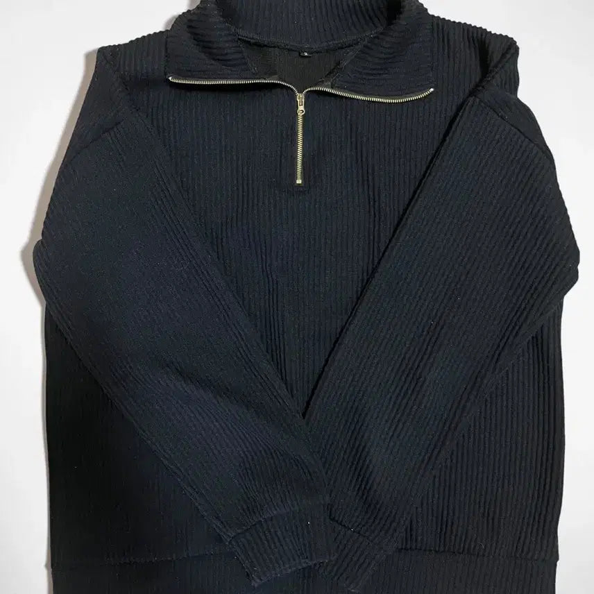 [BUNJANG] Half-Zip Knit Pullover / 반집업 니트