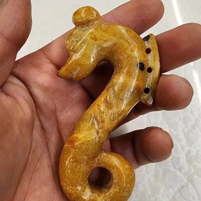 [BUNJANG] Gogok &amp; Gangok Yellow Jade Dragon / 고옥에강옥 황옥시룡