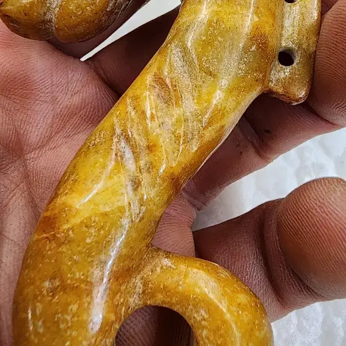 [BUNJANG] Gogok &amp; Gangok Yellow Jade Dragon / 고옥에강옥 황옥시룡