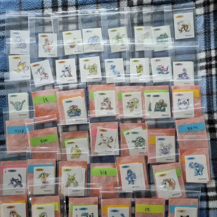 [BUNJANG] Pokemon Artwork Ttibusil Stickers / 포켓몬 아트워크띠부씰