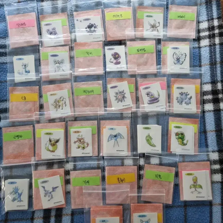 [BUNJANG] Pokemon Artwork Ttibusil Stickers / 포켓몬 아트워크띠부씰