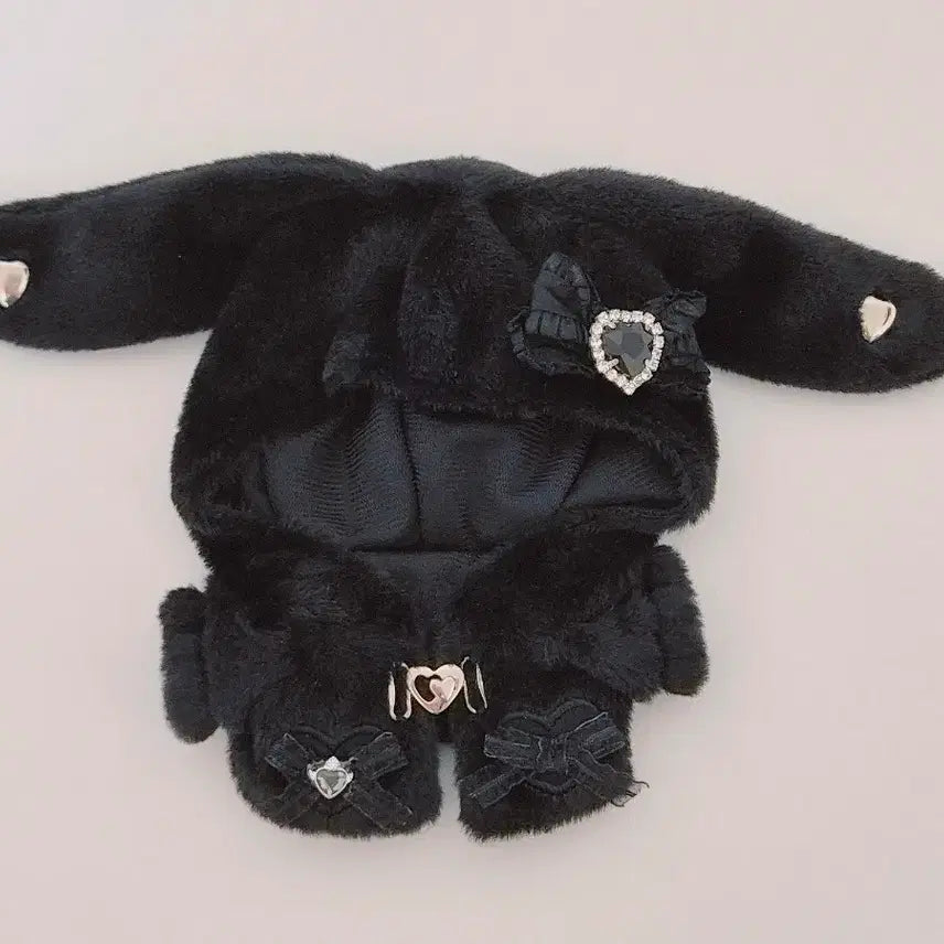 [BUNJANG] 10cm Doll Clothes Puppy Narine Black / 써니클로젯 퍼피나린 10cm 솜인형 옷 블랙