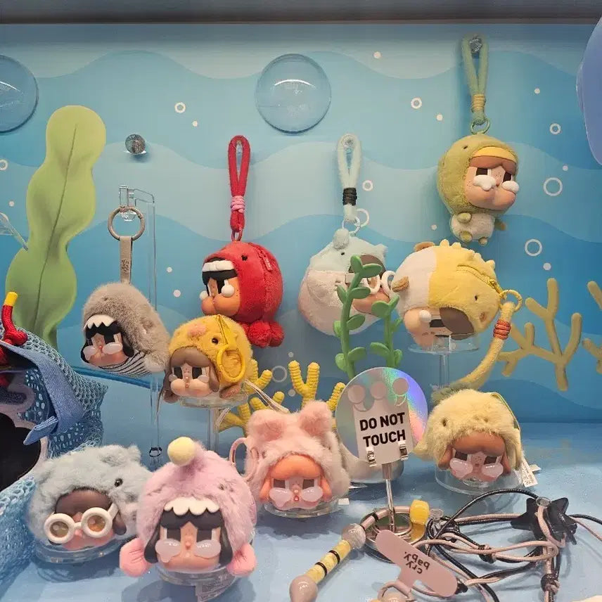 [BUNJANG] Pop Mart Crybaby Tears Sea Series Plush Keychain / (팝마트정품/신상)크라이베이비 눈물 바다 시리즈 인형 키링