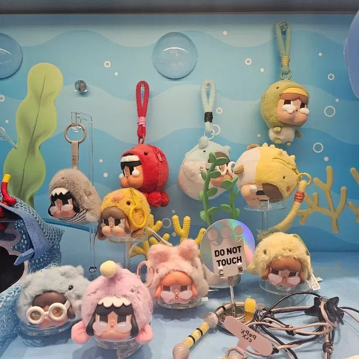 [BUNJANG] Pop Mart Crybaby Tears Sea Series Plush Keychain / (팝마트정품/신상)크라이베이비 눈물 바다 시리즈 인형 키링