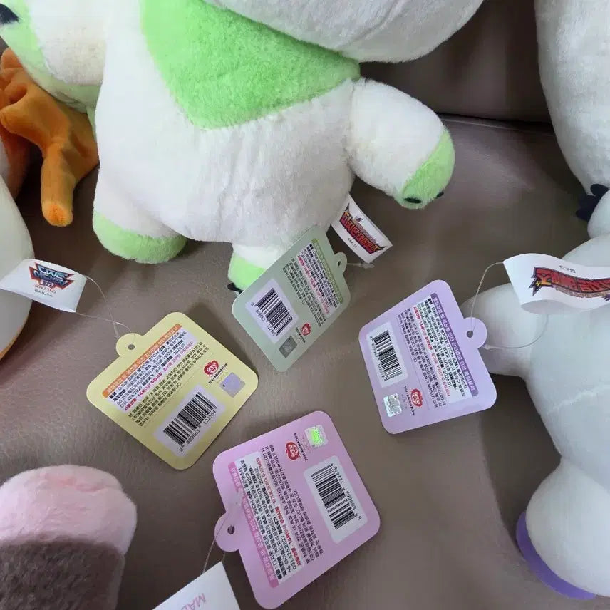[BUNJANG] Digimon Bundle Set: Lopmon, Terriermon, Gummymon, and Patamon Plush Toys / 디지몬 일괄 테리어몬인형 로프몬인형 동글몬인형 파닥몬인형