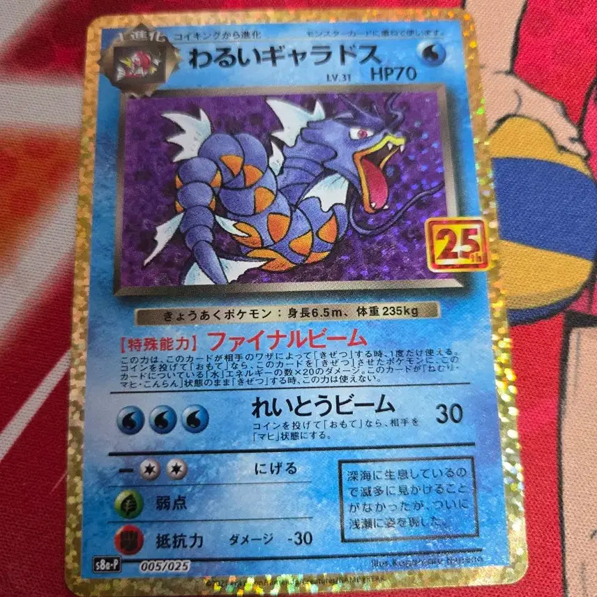 [BUNJANG] Bad Gyarados 25th Anniversary Photocard / 나쁜갸라도스 25주년일판