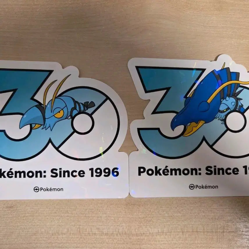 [BUNJANG] Pokemon 30th Anniversary Sticker Complete Set + Blaster / 포켓몬 30주년 스티커 완철포+블로스터