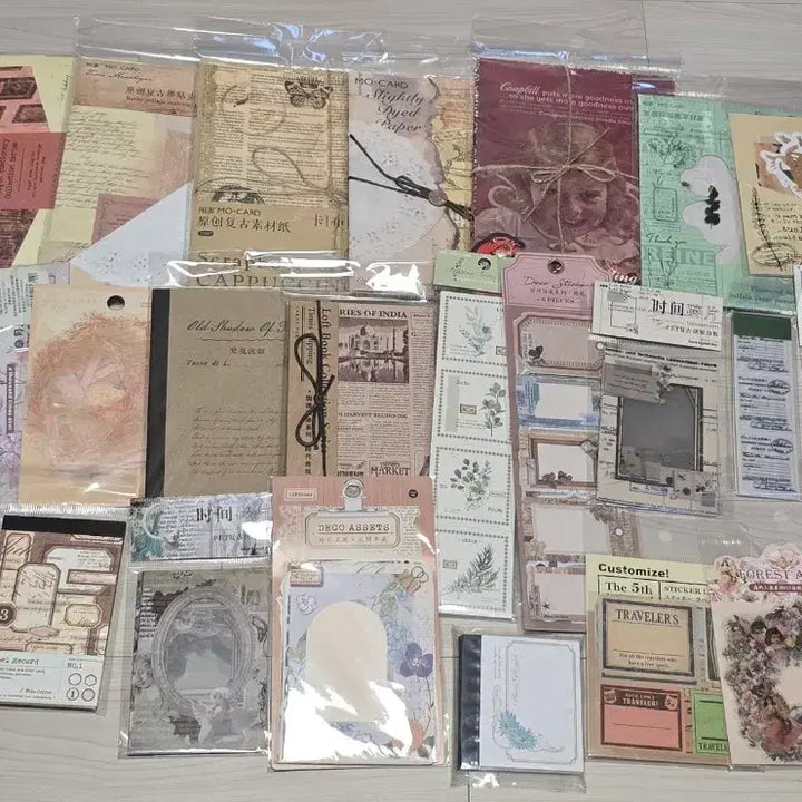 [BUNJANG] Vintage Ins Stickers / @ 빈티지 다꾸 / 빈티지 인스