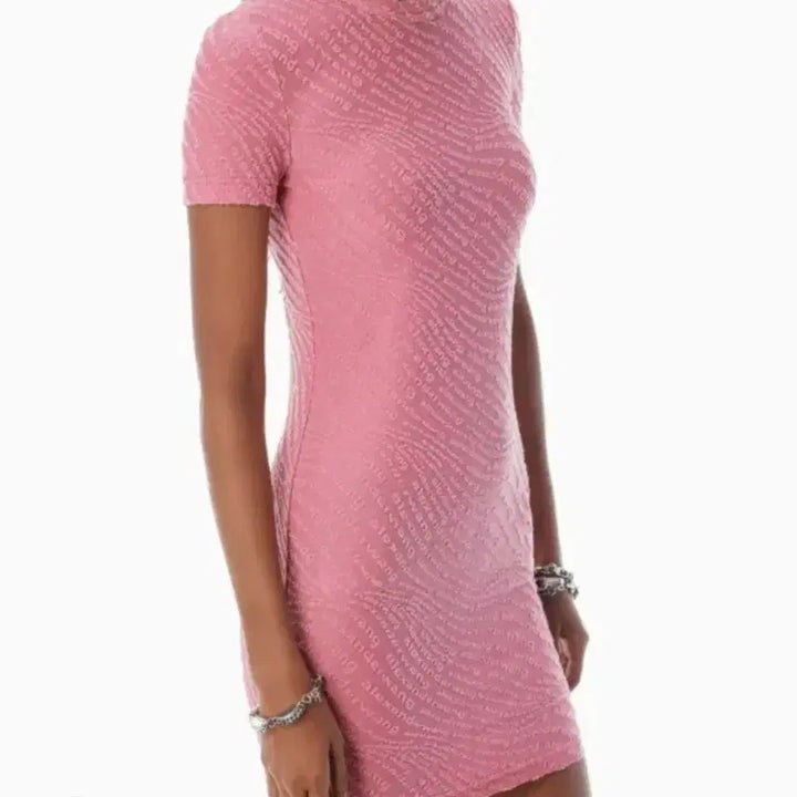 [BUNJANG] Alexander Wang Logo Embossing Mini Dress XS / (로켓배송)알렉산더왕 로고 엠보싱 미니 원피스 XS