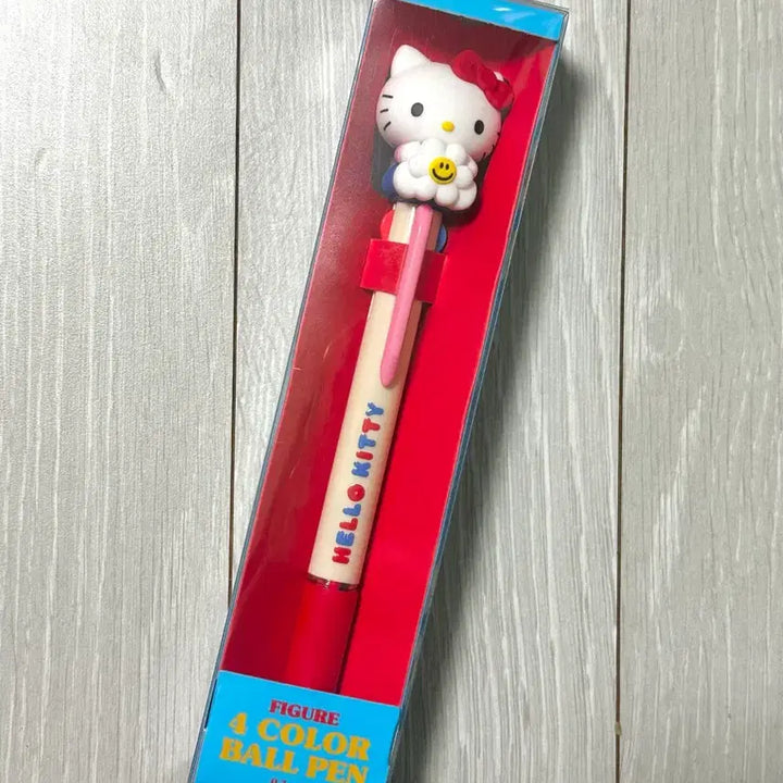 [BUNJANG] Wiggle Wiggle Hello Kitty 4-Color Ballpoint Pen / 위글위글 헬로키티 4색 볼펜