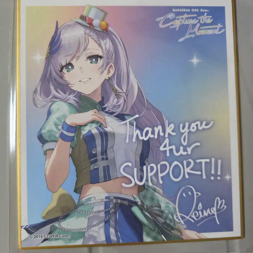 [BUNJANG] Pavolia Reine 6th Fes Shikishi &amp; Cheki Set / 홀로라이브 파볼리아 레이네 색지2 + 체키