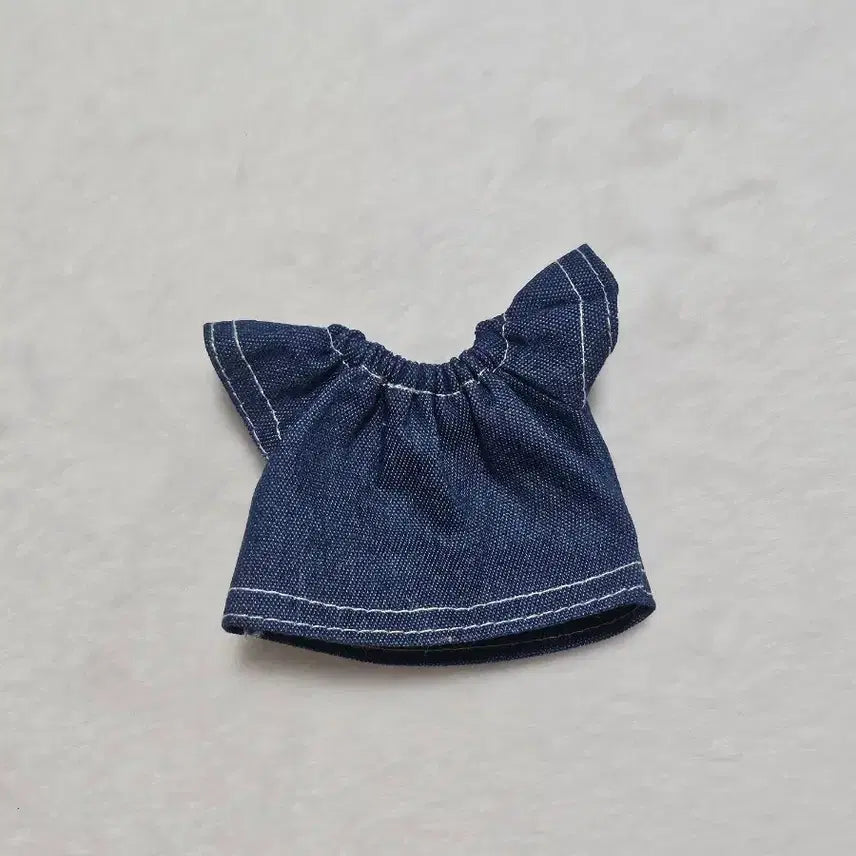 [BUNJANG] 10cm Cotton Doll Clothes Blue Dress / 10cm 솜인형옷 청원피스