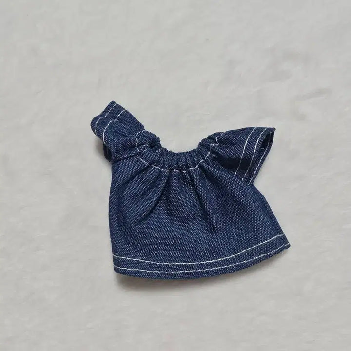 [BUNJANG] 10cm Cotton Doll Clothes Blue Dress / 10cm 솜인형옷 청원피스