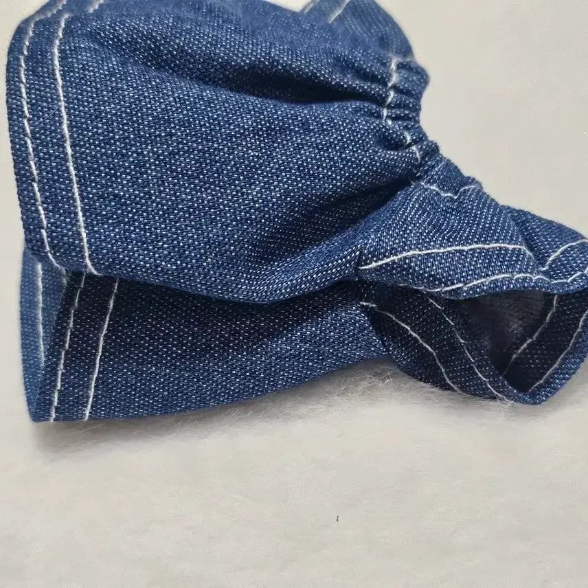 [BUNJANG] 10cm Cotton Doll Clothes Blue Dress / 10cm 솜인형옷 청원피스