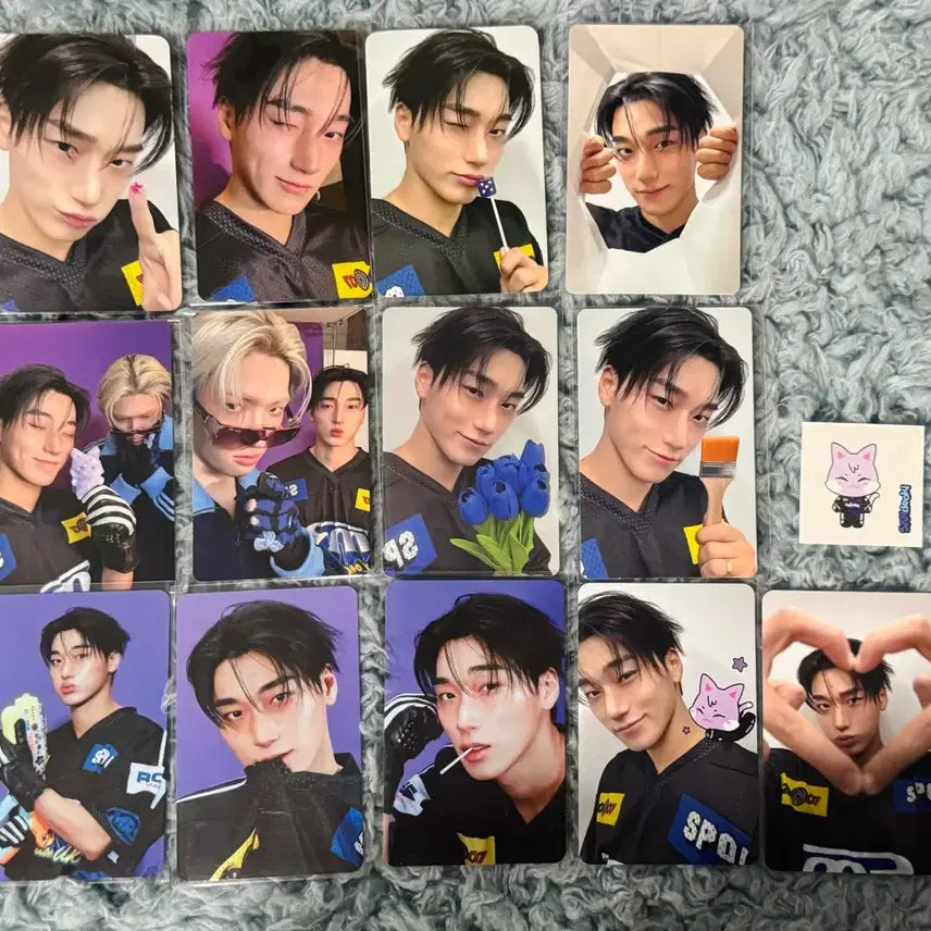 [BUNJANG] ATEEZ San Aniteez Photocard Sticker Set POB / ateez 에이티즈 애니티즈 최산 특전 스티커 포카 세트 양도