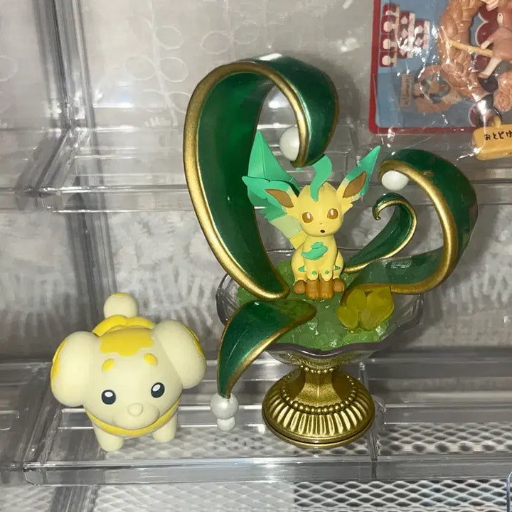 [BUNJANG] Pokemon Leafeon Flareon Figure Gemstone / 포켓몬 리피아 파모 피규어 젬스톤