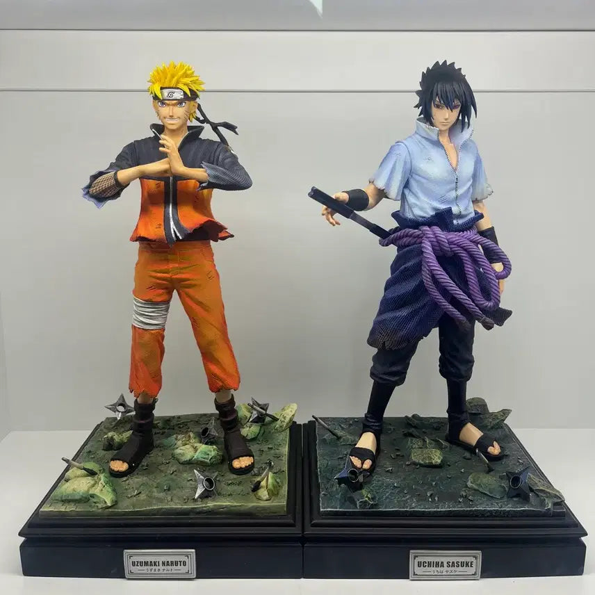 [BUNJANG] Uzumaki Naruto &amp; Uchiha Sasuke UFO Full Set Resin Figure (Deluxe Version) / [주말특가!] 우즈마키 나루토, 우치하 사스케 UFO 풀세트 레진 피규어