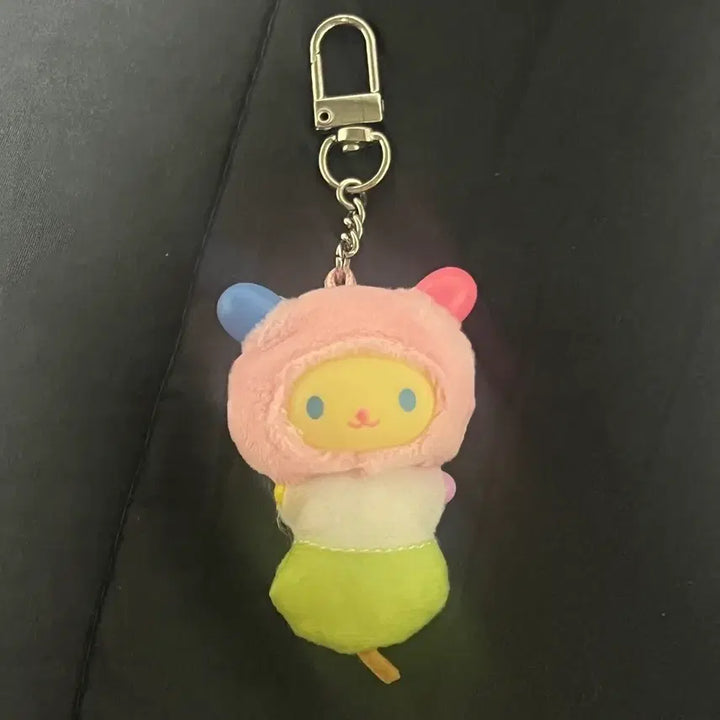 [BUNJANG] Sanrio Wagashi Chibitomo Usahana Plush Charm / 산리오 화과자 치비토모 우사하나