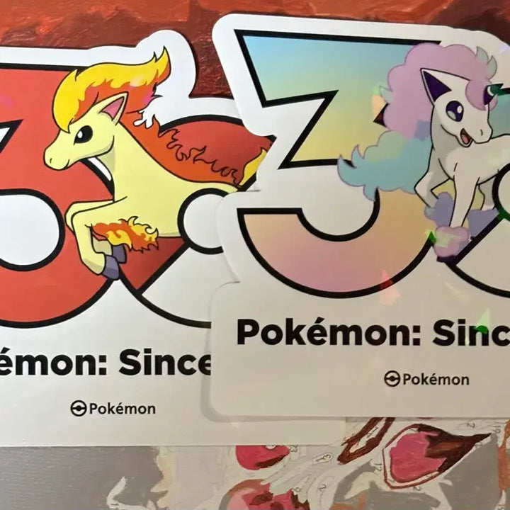 [BUNJANG] Pokemon 30th Anniversary Sticker Set: Galarian Rapidash / 포켓몬스터 포켓몬 30주년 기념 스티커 팝업 가라르 포니타 포니타