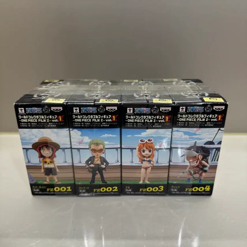 [BUNJANG] Banpresto One Piece World Collectable Film Z Vol. 1 Set (8 Types, Sealed) / (미개봉) 원피스 피규어 월드콜렉터블 필름Z 월콜 1탄 8종 세트