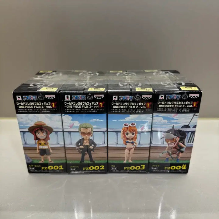 [BUNJANG] Banpresto One Piece World Collectable Film Z Vol. 1 Set (8 Types, Sealed) / (미개봉) 원피스 피규어 월드콜렉터블 필름Z 월콜 1탄 8종 세트