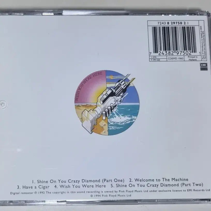 [BUNJANG] Pink Floyd Wish You Were Here 1975 CD (Unsealed) / 핑크 플로이드 Wish You Were Here 1975 (개봉 CD)