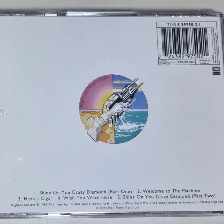 [BUNJANG] Pink Floyd Wish You Were Here 1975 CD (Unsealed) / 핑크 플로이드 Wish You Were Here 1975 (개봉 CD)