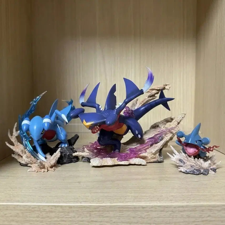 [BUNJANG] Crescent + Lucario Pokemon Resin Figure Bundle Set / 급처) 포켓몬 레진 피규어 일괄