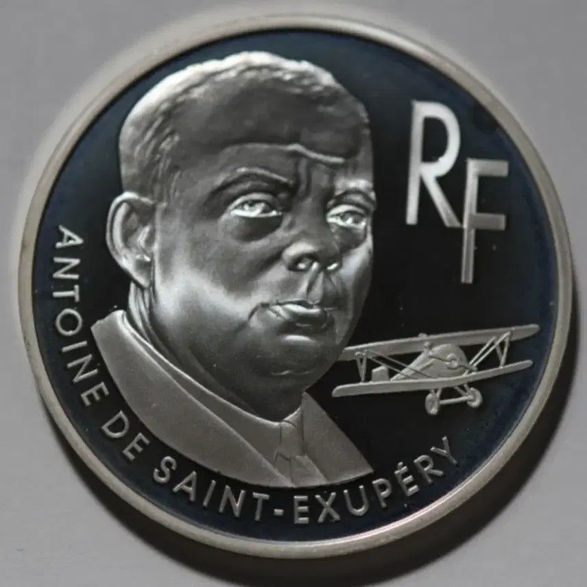 [BUNJANG] France 2000 The Little Prince &amp; Saint-Exupéry Commemorative Silver Coin / 2000년 프랑스 어린왕자 와 생텍쥐페리 작가 기념 프루프 실버
