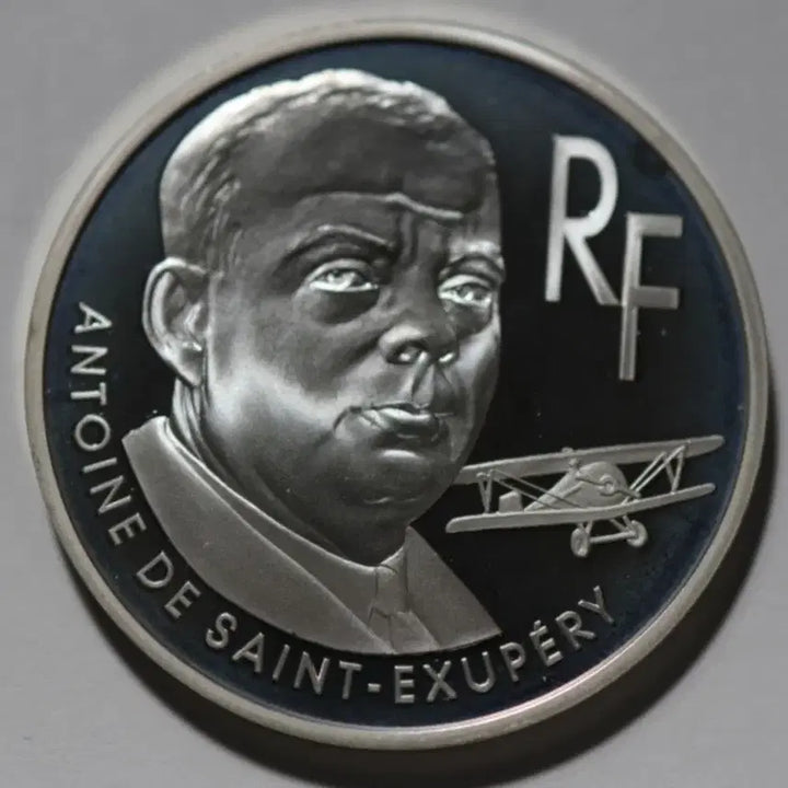 [BUNJANG] France 2000 The Little Prince &amp; Saint-Exupéry Commemorative Silver Coin / 2000년 프랑스 어린왕자 와 생텍쥐페리 작가 기념 프루프 실버