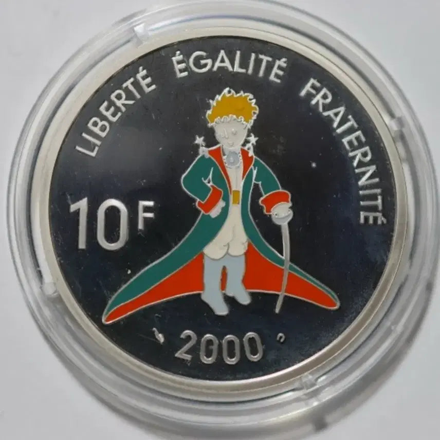 [BUNJANG] France 2000 The Little Prince &amp; Saint-Exupéry Commemorative Silver Coin / 2000년 프랑스 어린왕자 와 생텍쥐페리 작가 기념 프루프 실버