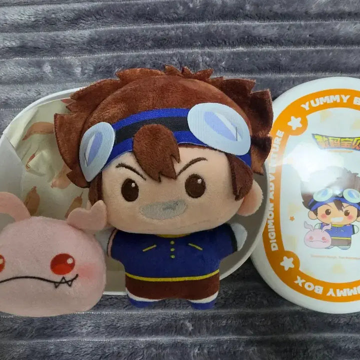 [BUNJANG] Shin Tae-il Koromon Plush Doll / 디지몬 신태일 코로몬 도시락 인형 누이 야미박스