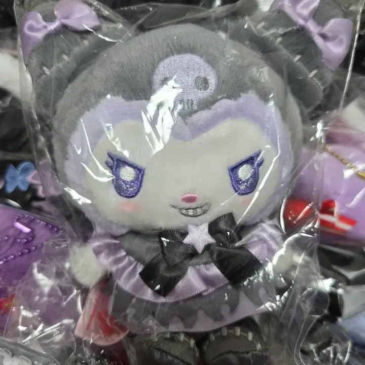 [BUNJANG] Sanrio Showbydo Angel &amp; Devil Series Kuromi Mascot Doll Keychain / 산리오 쇼비도 천사악마시리즈 쿠로미 마코 마스코트 인형 키링