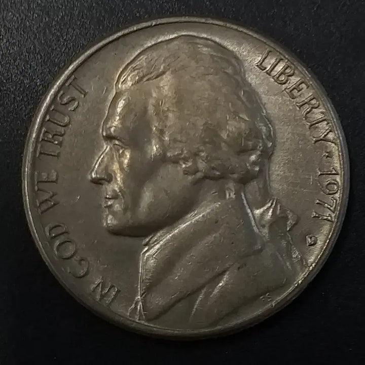[BUNJANG] 1971 United States Jefferson Nickel Coin / 1971년 미국 제퍼슨 5센트 주화 w1153