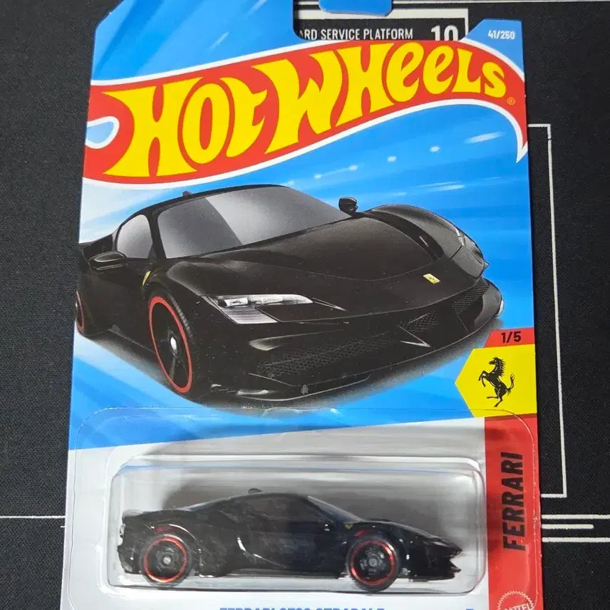 [BUNJANG] Hot Wheels Ferrari SF90 Stradale Black Diecast Car / 핫휠 페라리 SF90 스트라달레 블랙