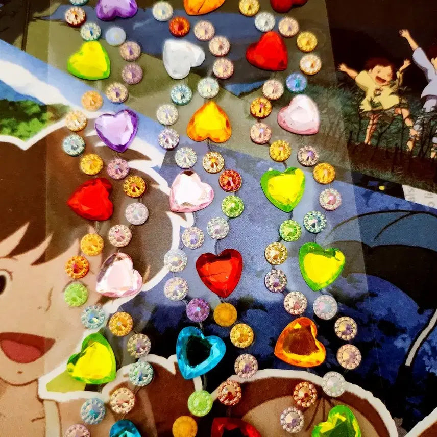 [BUNJANG] Ecl Heart Gem Sticker Pack / 고전문구) 에클 하트 보석 스티커팩