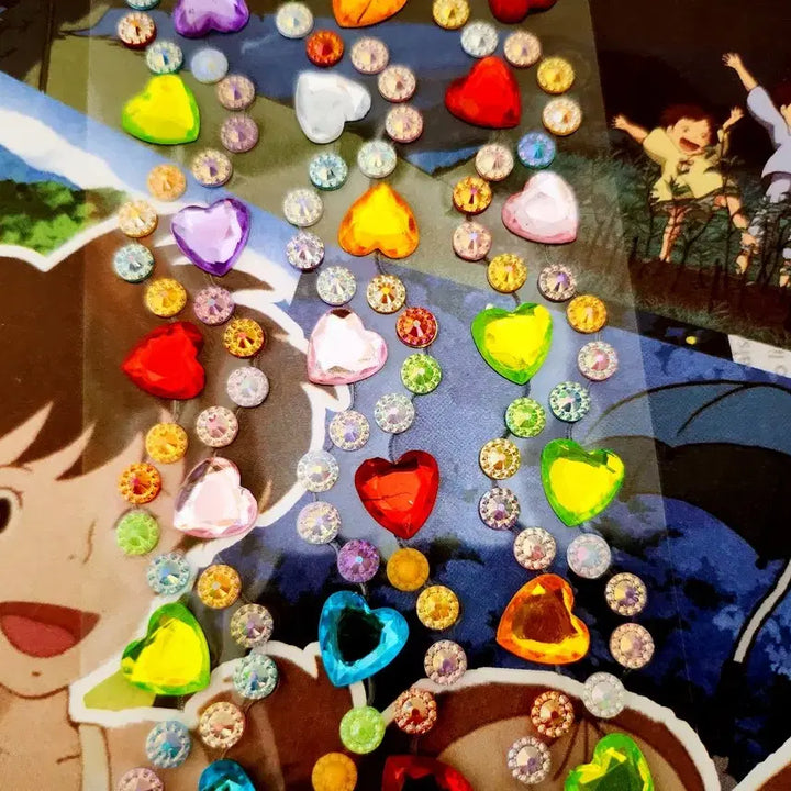 [BUNJANG] Ecl Heart Gem Sticker Pack / 고전문구) 에클 하트 보석 스티커팩