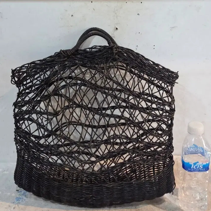 [BUNJANG] Vintage Beaded Shopping Basket / 추억의 삐삐선 장바구니