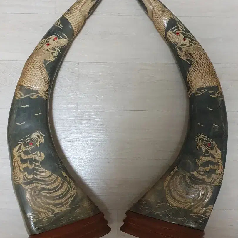 [BUNJANG] Water Buffalo Horn Ornament Set / 물소뿔 장식 세트.물소뿔 인테리어 장식 인테리어 소품