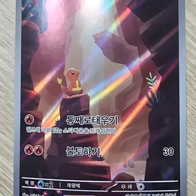 [BUNJANG] Charmander AR Card / 포켓몬 파이리 AR 카드