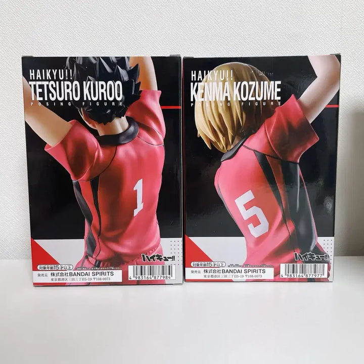 [BUNJANG] Haikyuu!! Banpresto Posing Figures Kuroo, Kenma Bundle Set / 일괄 하이큐 반프레스토 포징 피규어 쿠로오 켄마