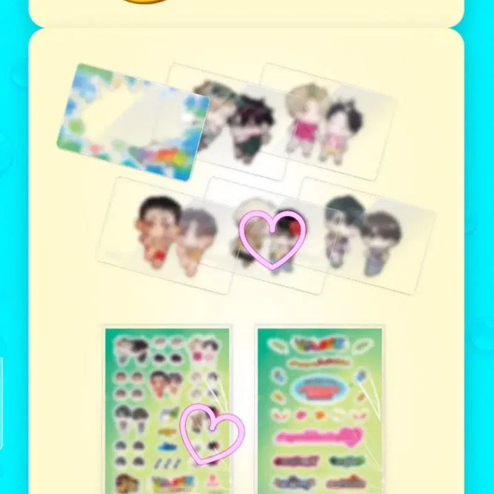 [BUNJANG] Baekya Splash Header Photocard, Can Badge, and Charging Photocard Set / 백야의 꽃길 풀세트)태국 스플래시 백야 헤더 포카+캔뱃지+충전포카